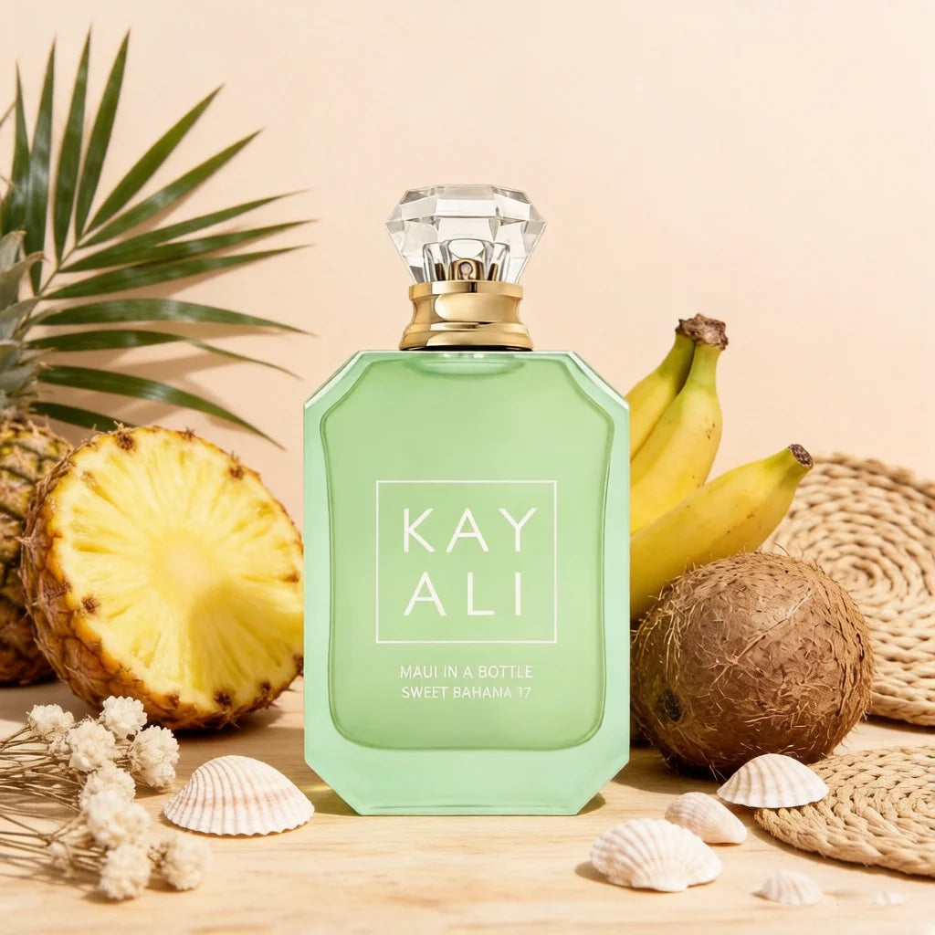 KAYALI Maui In A Bottle Sweet Bahama 73 Eau de Parfum, Fresh Tropical Fruity Scent with Banana Coconut, Long Lasting Unisex