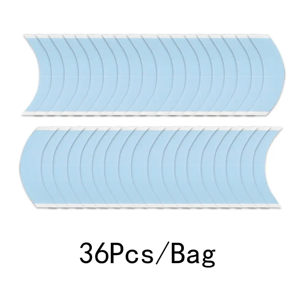 Curved Hair System Tape 36pcs Super Adhesive Strips Tape For Extension/Toupee/ Lace Wig/Closure