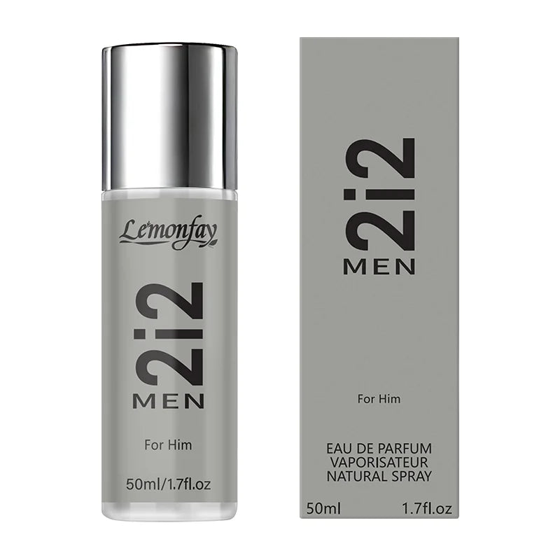 Lemonfay 2i2 Men Eau de Parfum - 50ml Natural Spray Long-Lasting Fragrance for Him, Daily Use Cologne