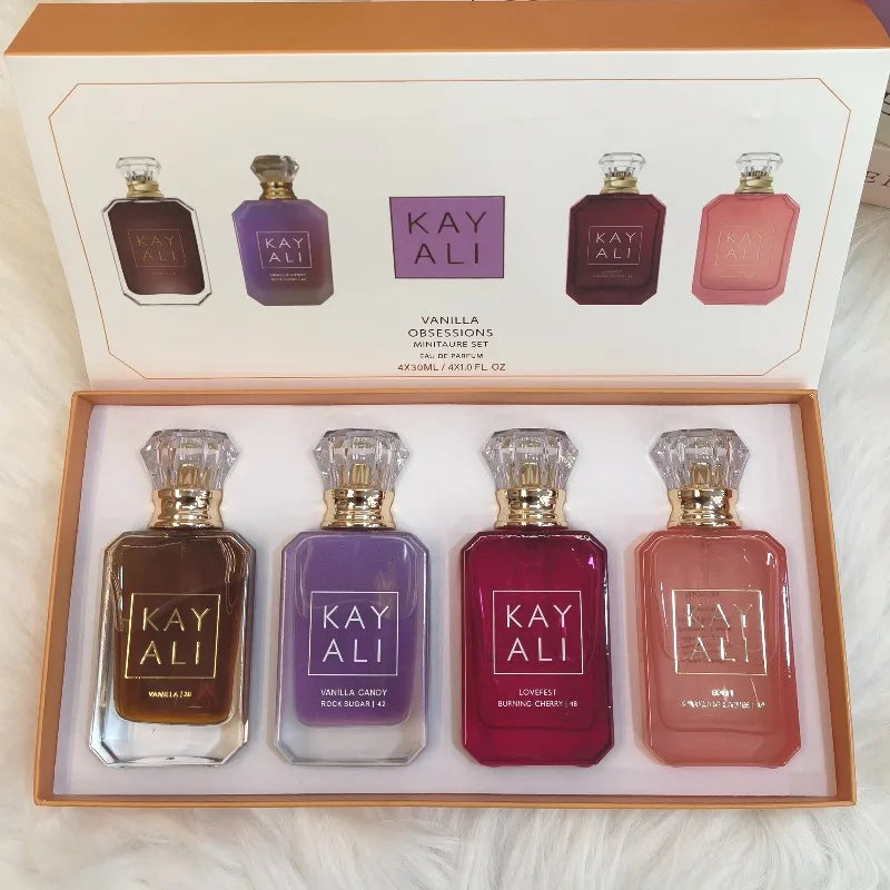 KAYALI Perfume Set 30ml Long Lasting Unisex Mini Fragrance Collection Sweet Vanilla Gourmand Luxury Portable Travel Elegant Gift