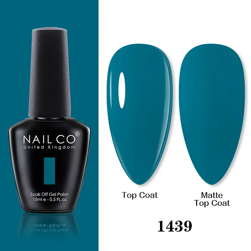 NAILCO 15ml Brown Nails Art Red Color Gel Nail Polish Semi-permanent UV Gel Polish Coffee Manicure Chocolate Hybrid Nail Varnish