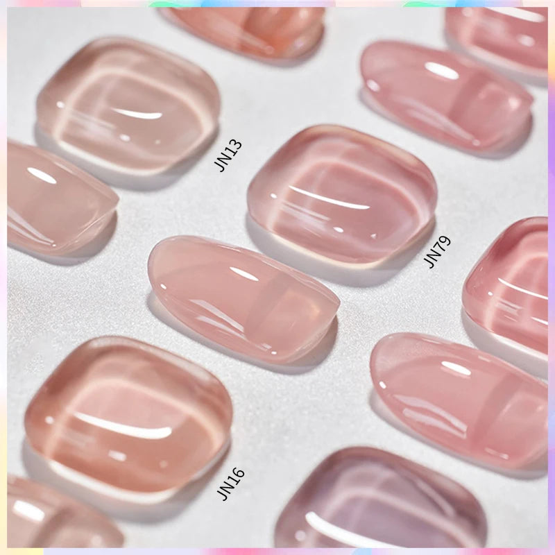 BORN PRETTY 83 Colors 10ml Jelly Nude Gel Nail Polish Autumn Amber Semi Transparent Manicure Soak off UV LED Nails Gel Varnish