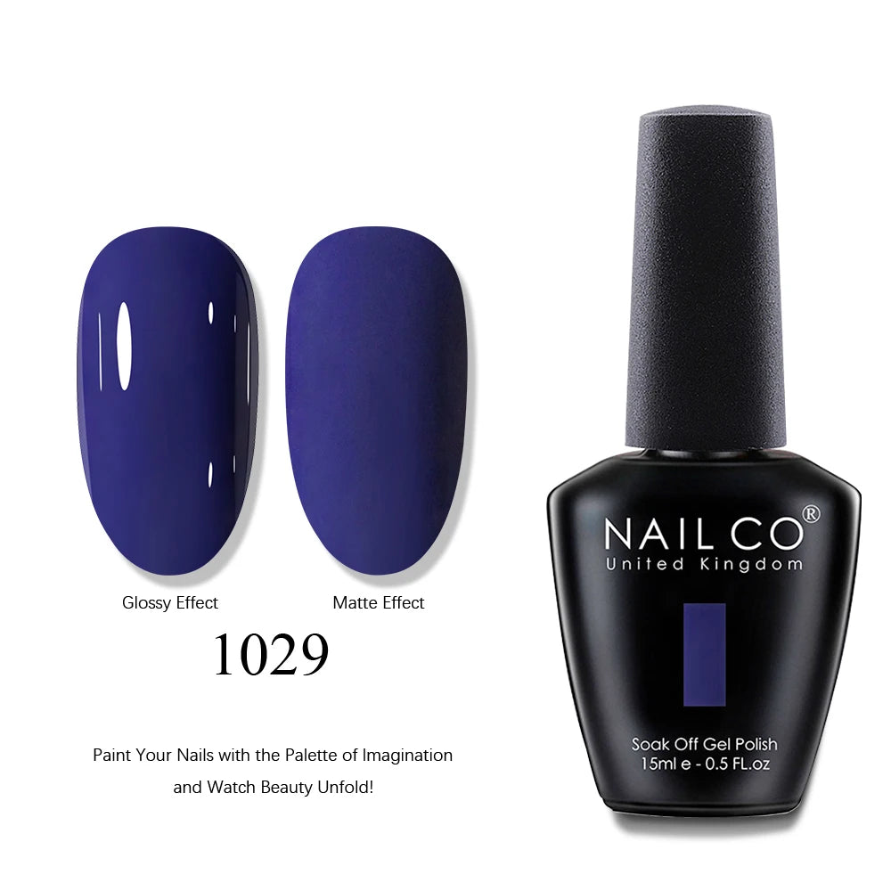 NAILCO 15ml Brown Nails Art Red Color Gel Nail Polish Semi-permanent UV Gel Polish Coffee Manicure Chocolate Hybrid Nail Varnish