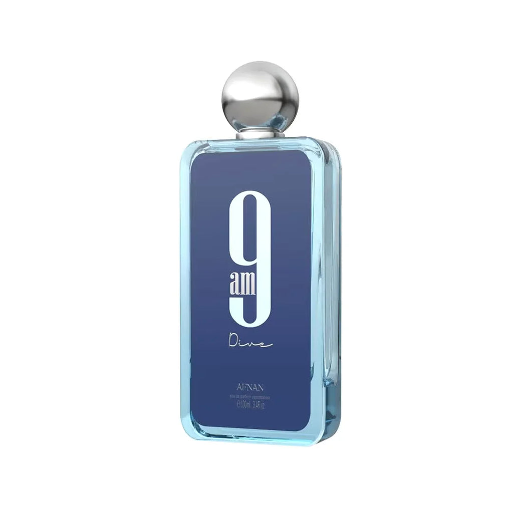 Perfume Af-nan 9 AM Dive Eau De Parfum 3.4 Fl. Oz Long-Lasting Unisex Fragrance Spray