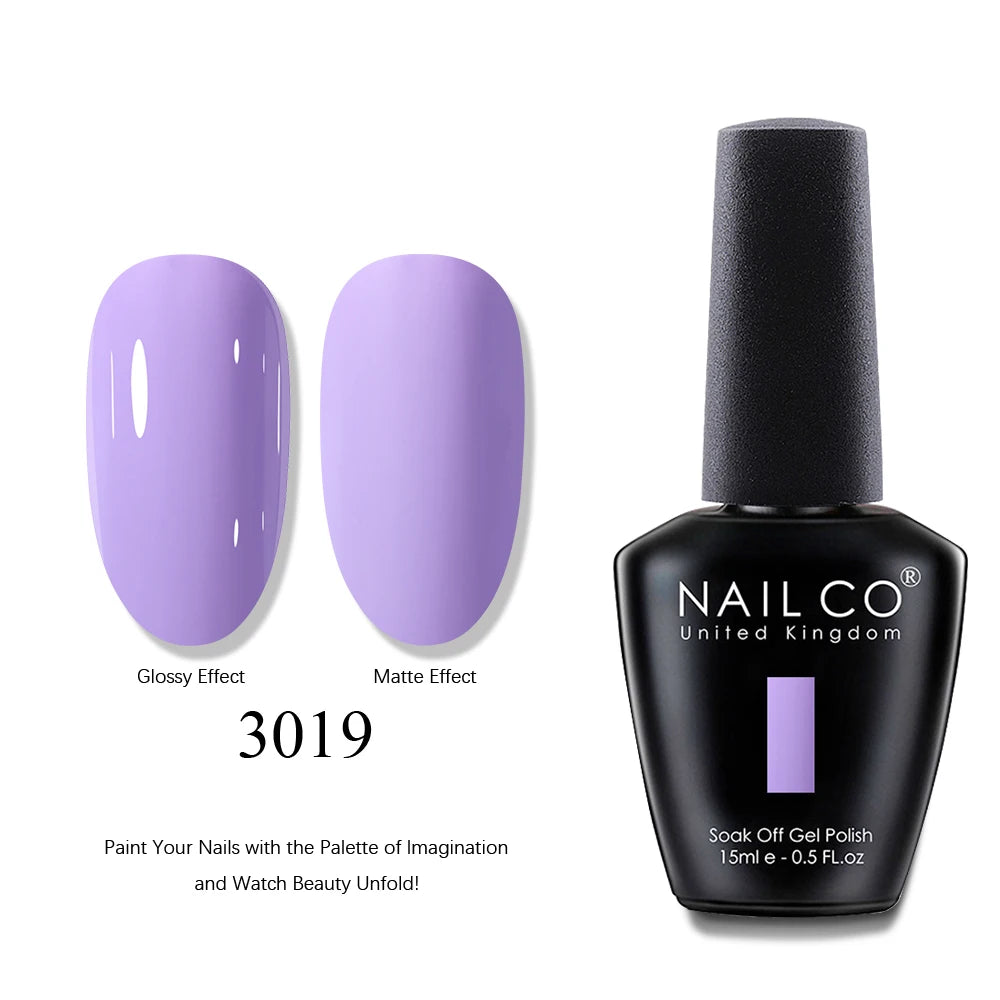 NAILCO 15ml Brown Nails Art Red Color Gel Nail Polish Semi-permanent UV Gel Polish Coffee Manicure Chocolate Hybrid Nail Varnish