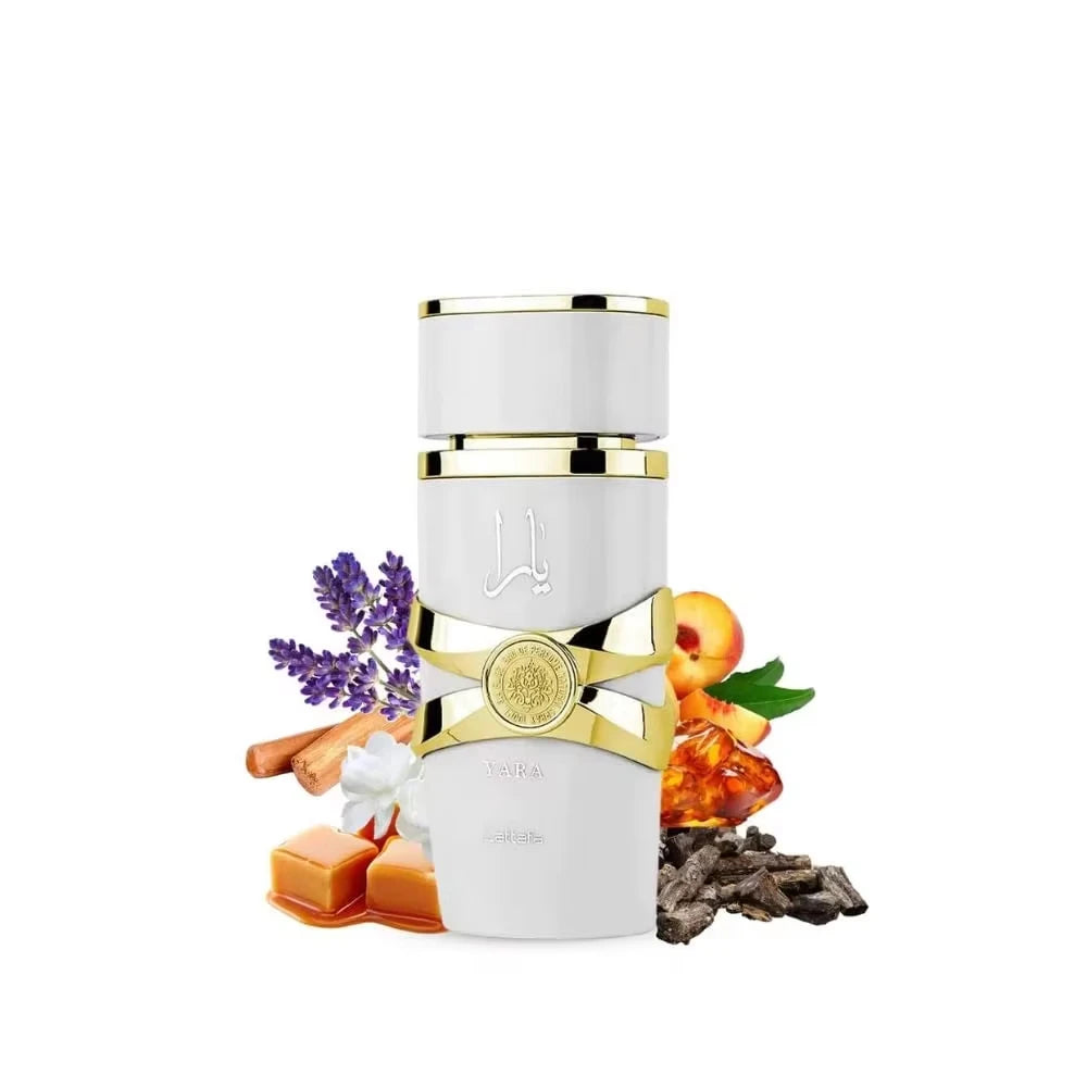 Yara Moi - Floral, Fruity, Gourmand - Eau de Parfum de Larga Duración para Mujeres, 3.40 Onzas / 100 ml