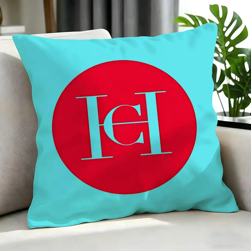 brand Carolina Herrera Cushion Cover Cushion Cover Set 4Pcs 50x50 45x45 40x40 Pillowcase Decorative Sofa Home Decor