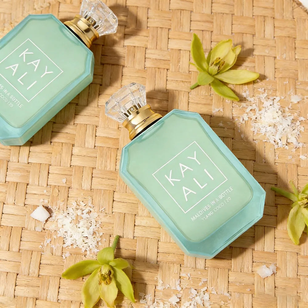 KAYALI | Maldives In A Bottle Ylang Coco | 20, 100ml / 3.4oz Eau de Parfum for Women | Tropical Coconut & Ylang Ylang Perfume |