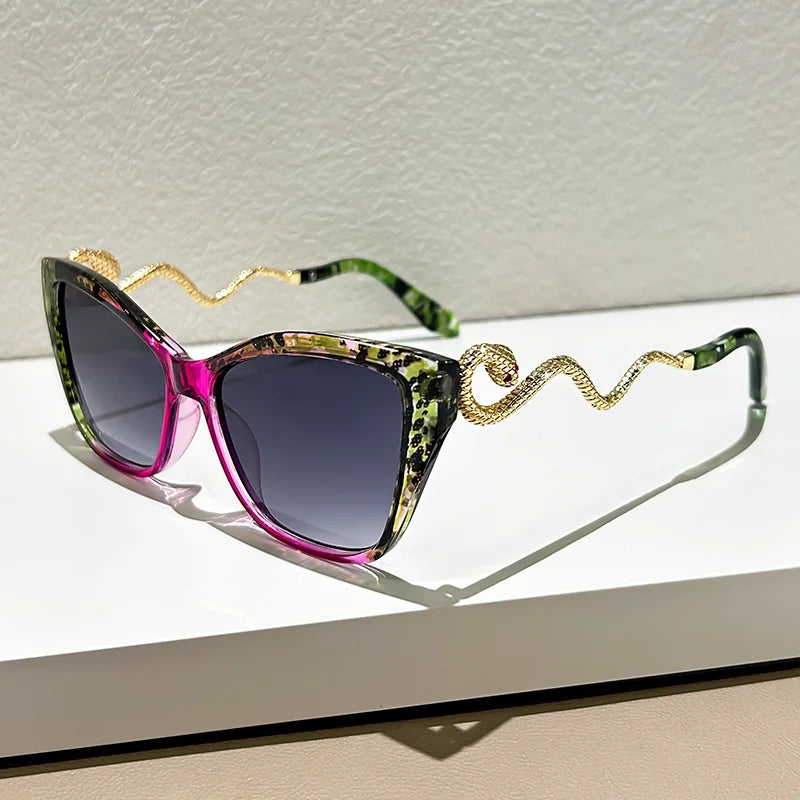 Stylish Decorative Eyewear for Streetwear, Parties, Casual Outfits, Streetwear Eyewear | Cateye Glasses | Waist Chain Detail