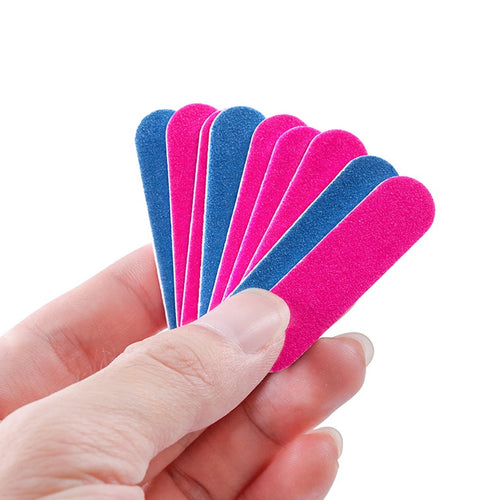 10 to 1000 pcs Disposable Mini Nail Files - Double Sided Emery Boards for Manicure and Pedicure - 180/240 Grit
