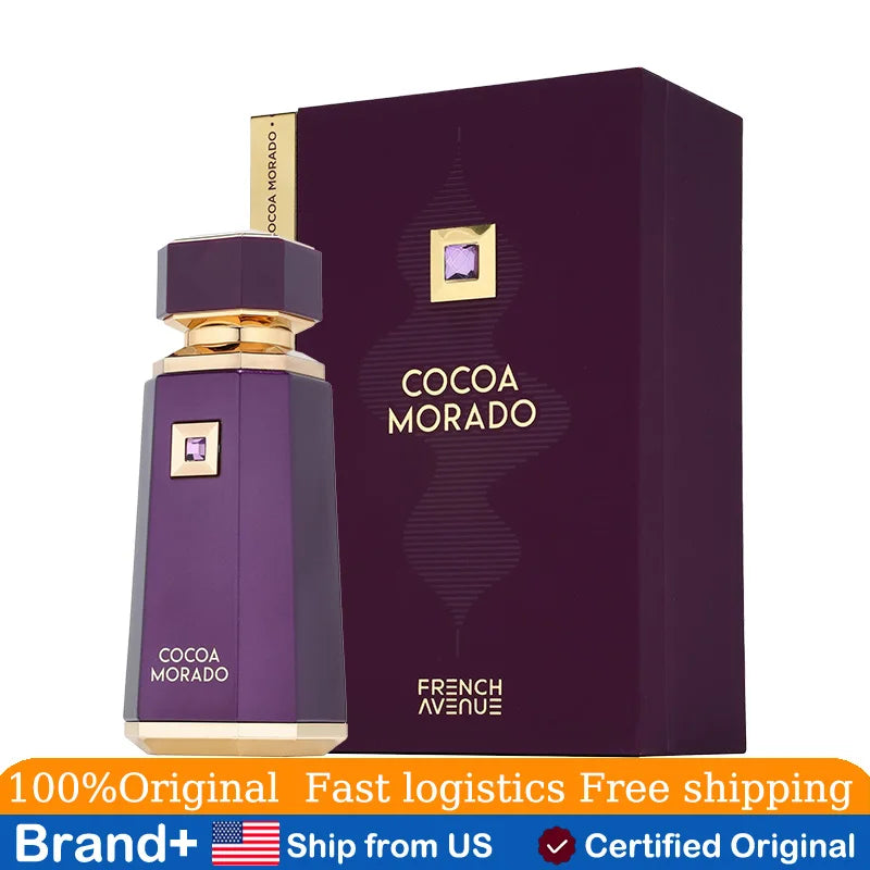 Fragrance World French Avenue Cocoa Morado EDP for Women 3.4 Fl Oz Natural Perfume Long Lasting Fragrance Cologne Persistence