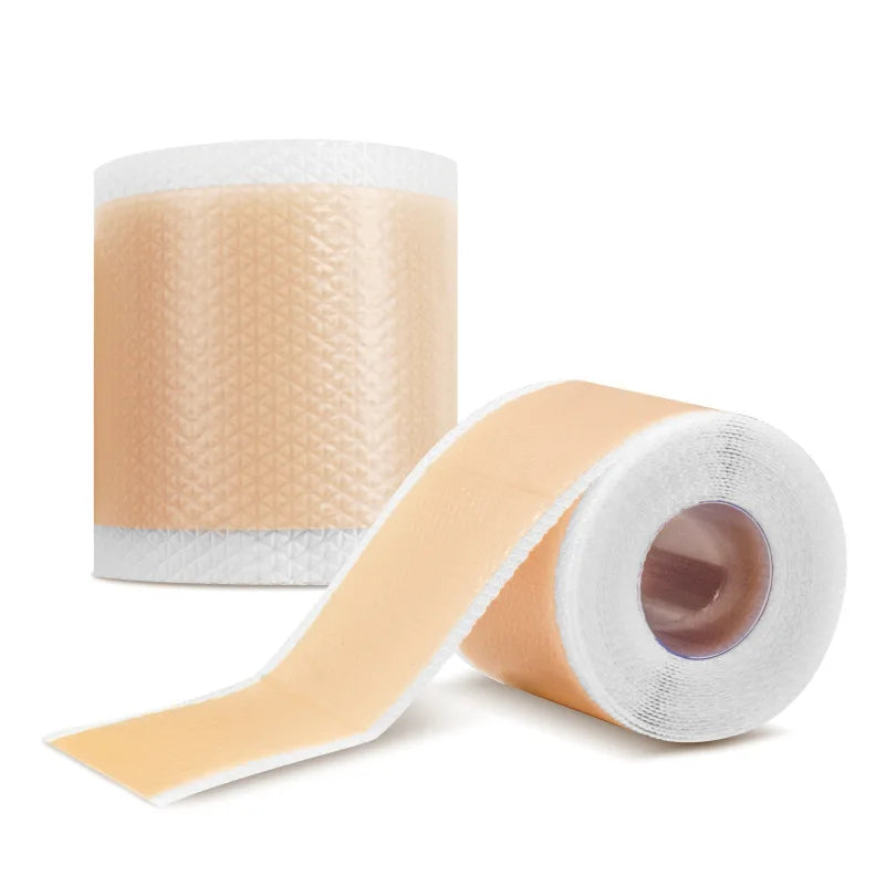 1 ROLL 4cmx50cm Ultra-thin Silicone Lace Tape Non-slip Adhesive Tape Wig Knots Healer Lace Wig Grids And Knots Eraser Concealer