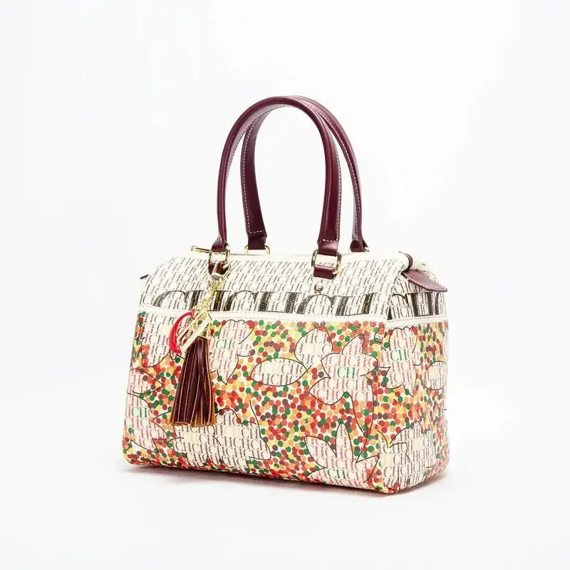 Ladies Bucket Bag Luxury Brand Designer New Ladies Large Capacity Exquisite Floral Pattern Travel Banquet High Grade Handbag