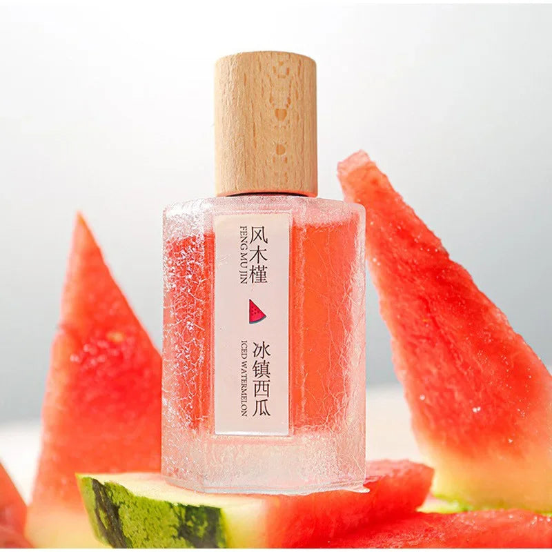 Fruit Series Natural Perfume Sweet Watermelon Peach Eau De Toilette Fresh Lasting Fragrance Charming Refreshing Scent Body Spray