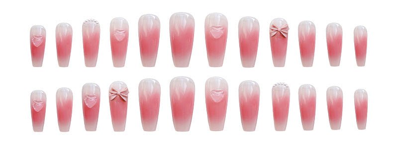 Wearing Manicure Stickers Finished Nail Pieces 24 Pieces