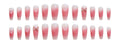 Wearing Manicure Stickers Finished Nail Pieces 24 Pieces