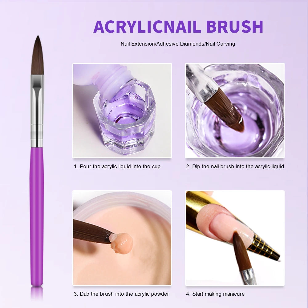 Limegirl Large Capacity Nail Acrylic Liquid Monomer Crystal 40/70/120/240ml for Nails Art DIY Acrylic Powder Liquid Manicure