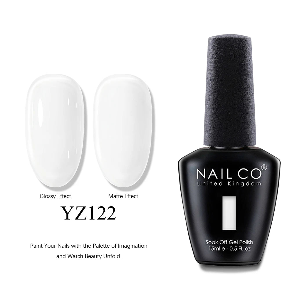 NAILCO 15ml Brown Nails Art Red Color Gel Nail Polish Semi-permanent UV Gel Polish Coffee Manicure Chocolate Hybrid Nail Varnish