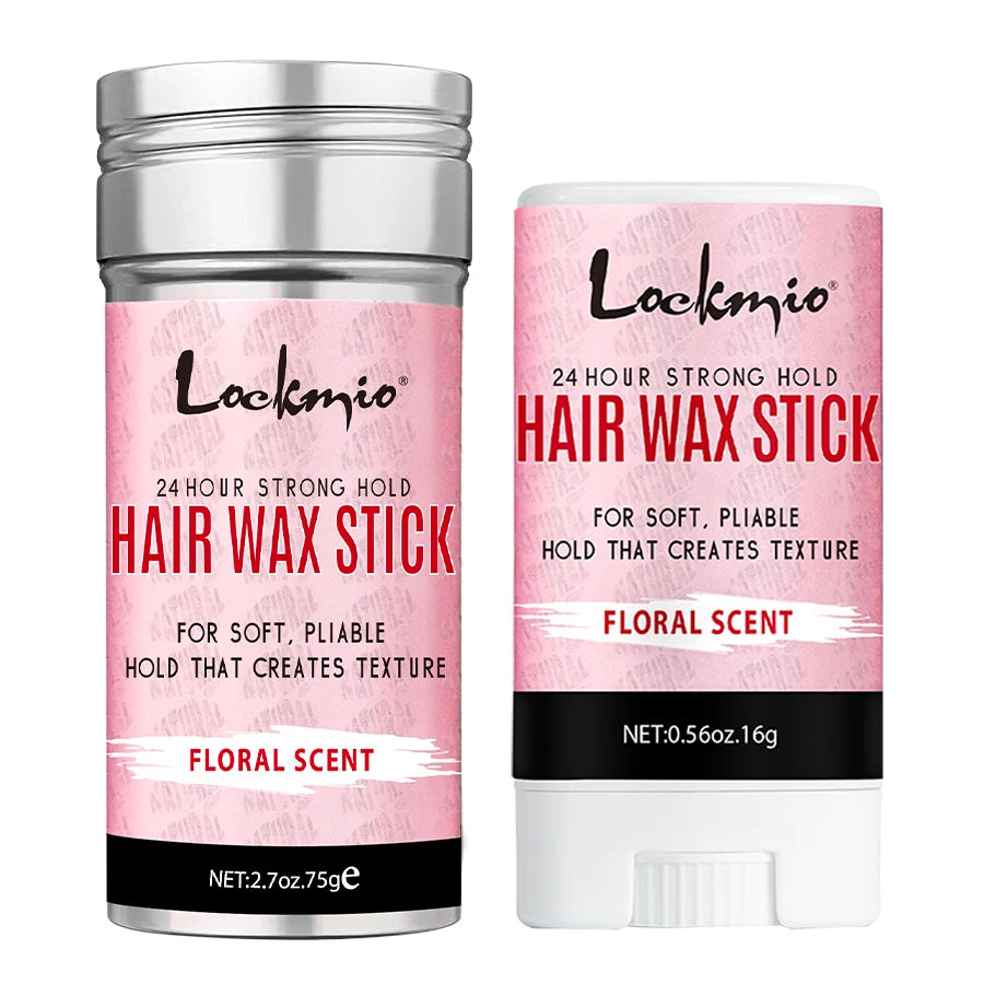 Professional Styling Wax for Women Anti-frizz Pomade Smoothing Broken Back Hair Mud Messy Hairs Control Wax Rod for Natural Wigs