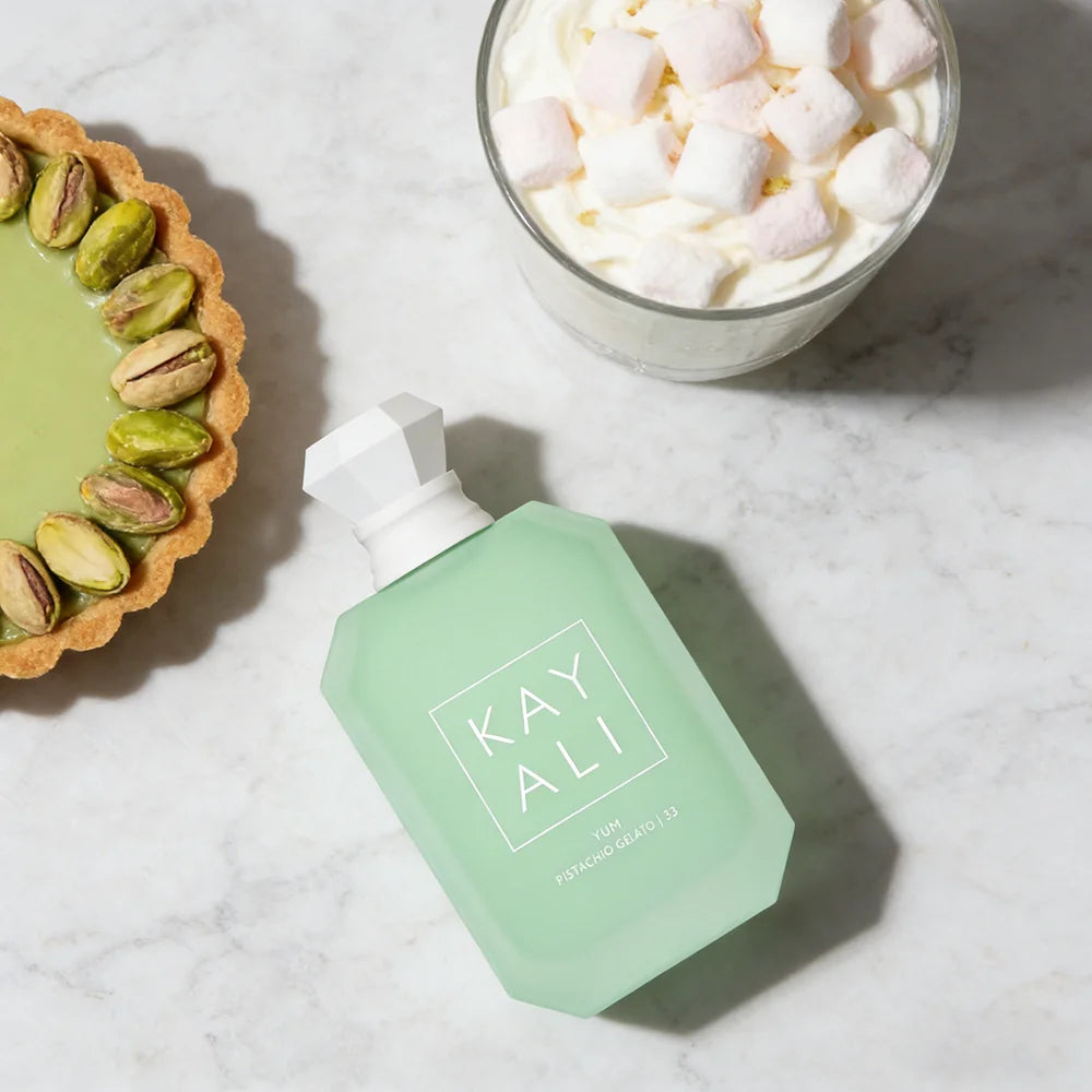 KAYALI YUM PISTACHIO GELATO | 33 Eau de Parfum Intense | 3.4 oz / 100 ml Luxury Niche Perfume for Women & Men | Decadent Gourman