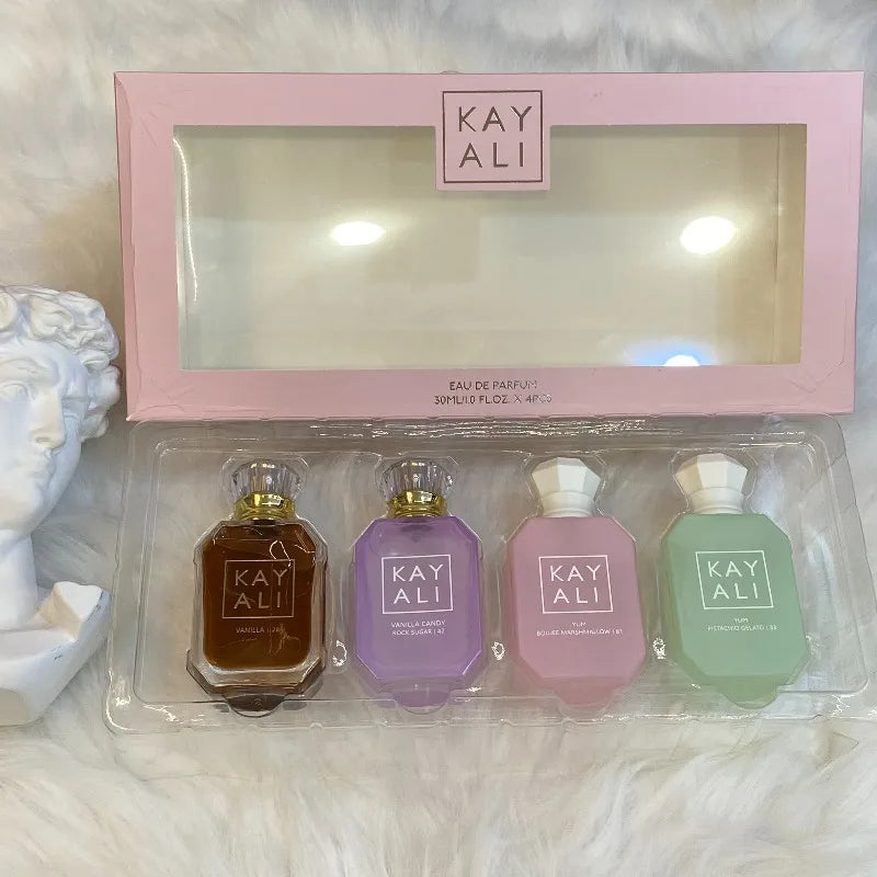 30ml X4 KAYALI Arabic Perfume Set Long Lasting Luxury Women Portable Mini Fragrance Collection Sweet Rich Smooth Premium Exotic