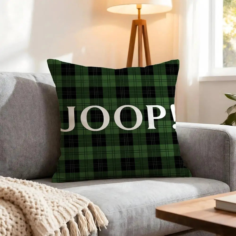 Brand Joop Cushion Cover 4Pcs Decorative Covers Soft Cushion Case for Sofa Couch Decor 40x40 45x45 Pillowcases