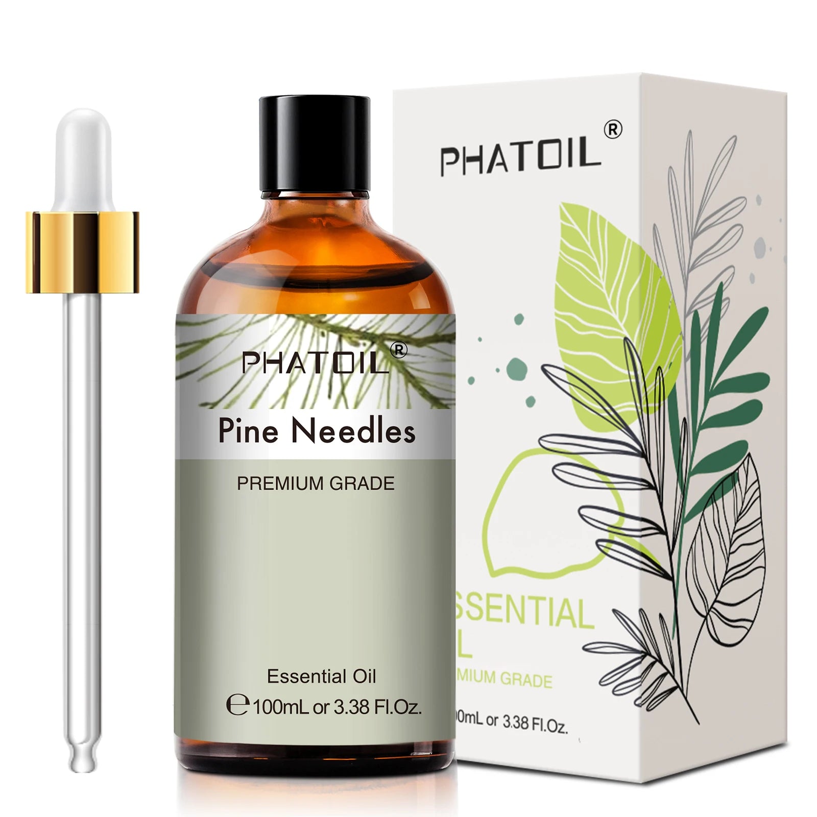 PHATOIL 100ml Pure Essential Oil Lavender Jasmine Vanilla Sandalwood Sweet Orange Lemon Aromatherpay Essential Oils For Diffuser