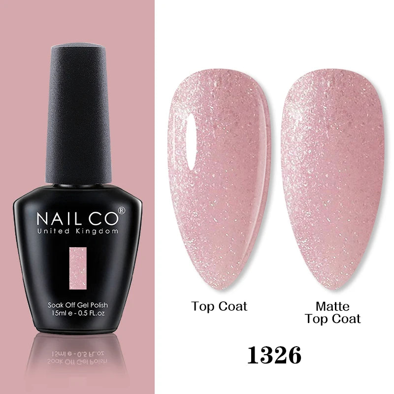 NAILCO 15ml Brown Nails Art Red Color Gel Nail Polish Semi-permanent UV Gel Polish Coffee Manicure Chocolate Hybrid Nail Varnish