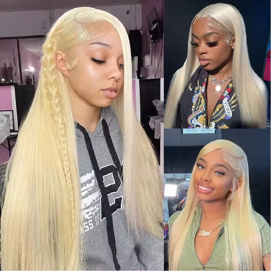 613 Blonde Lace Front Wig Human Hair 13X6 Hd Lace Frontal Wig Straight Lace Front Wigs Human Hair 13X4 Lace Front Human Hair Wig