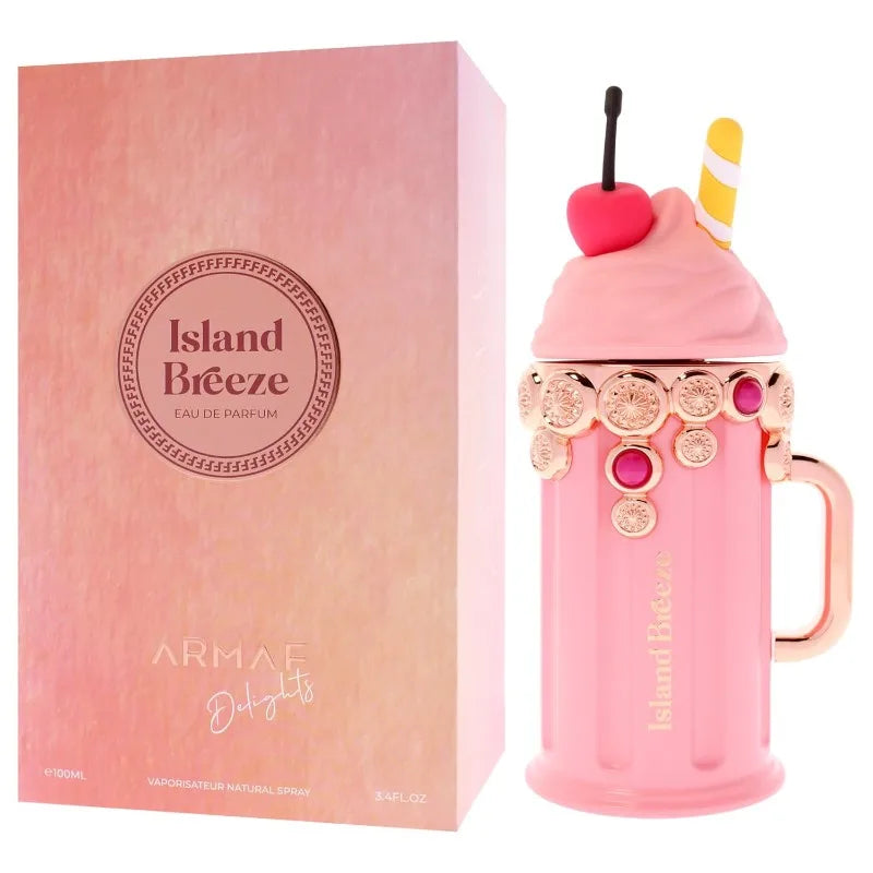 Armaf Island Breeze Eau de Parfum Spray 3.4 Ounce Original Arab Perfumes Lasting Floral Fruity Pheromones Cologne Perfume 100 ML