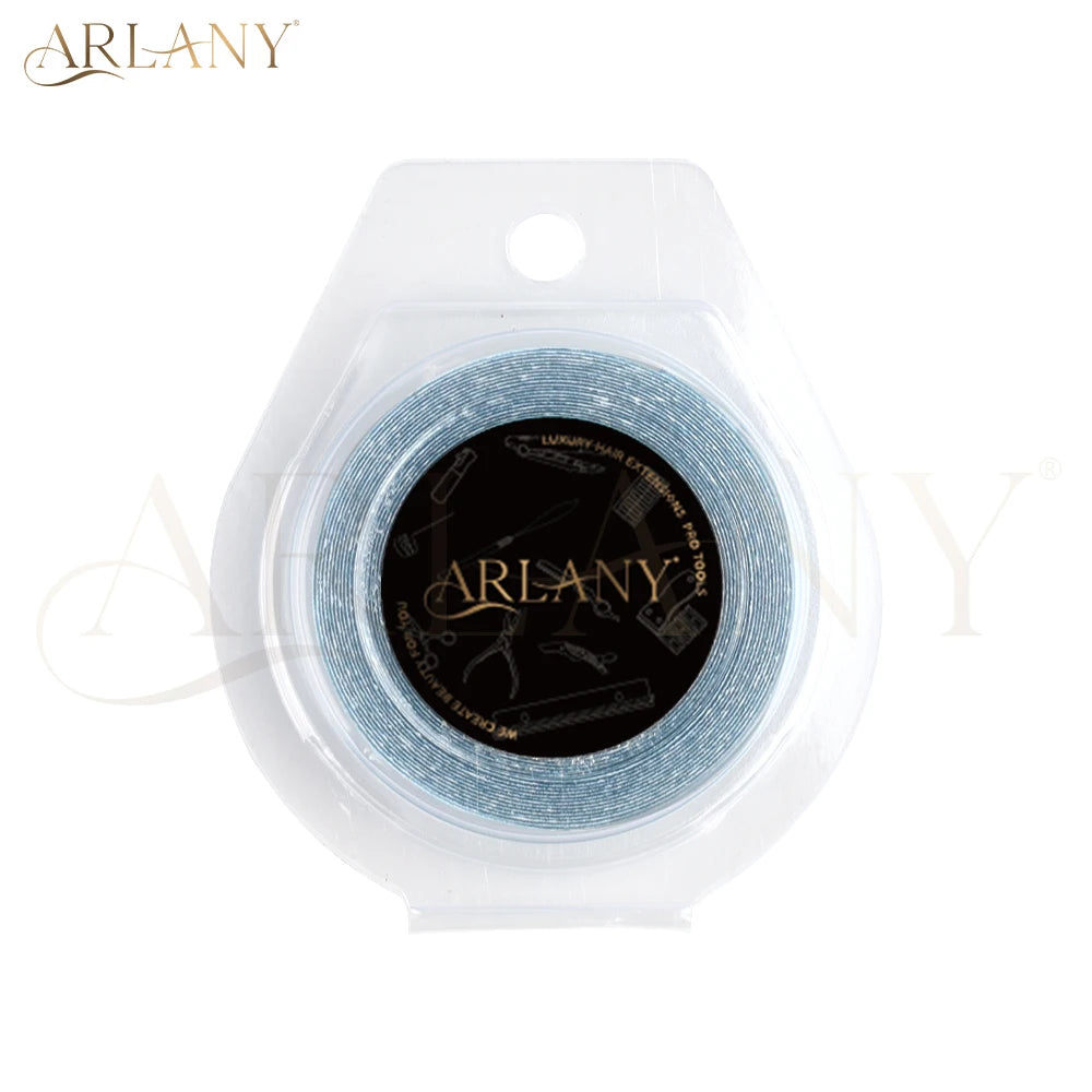 ARLANY 3Yards Double Sided Tape Roll for Tape-in & Tape Weft Hair Extensions, Waterproof, Strong Hold, Invisible, Easy Cut Tape