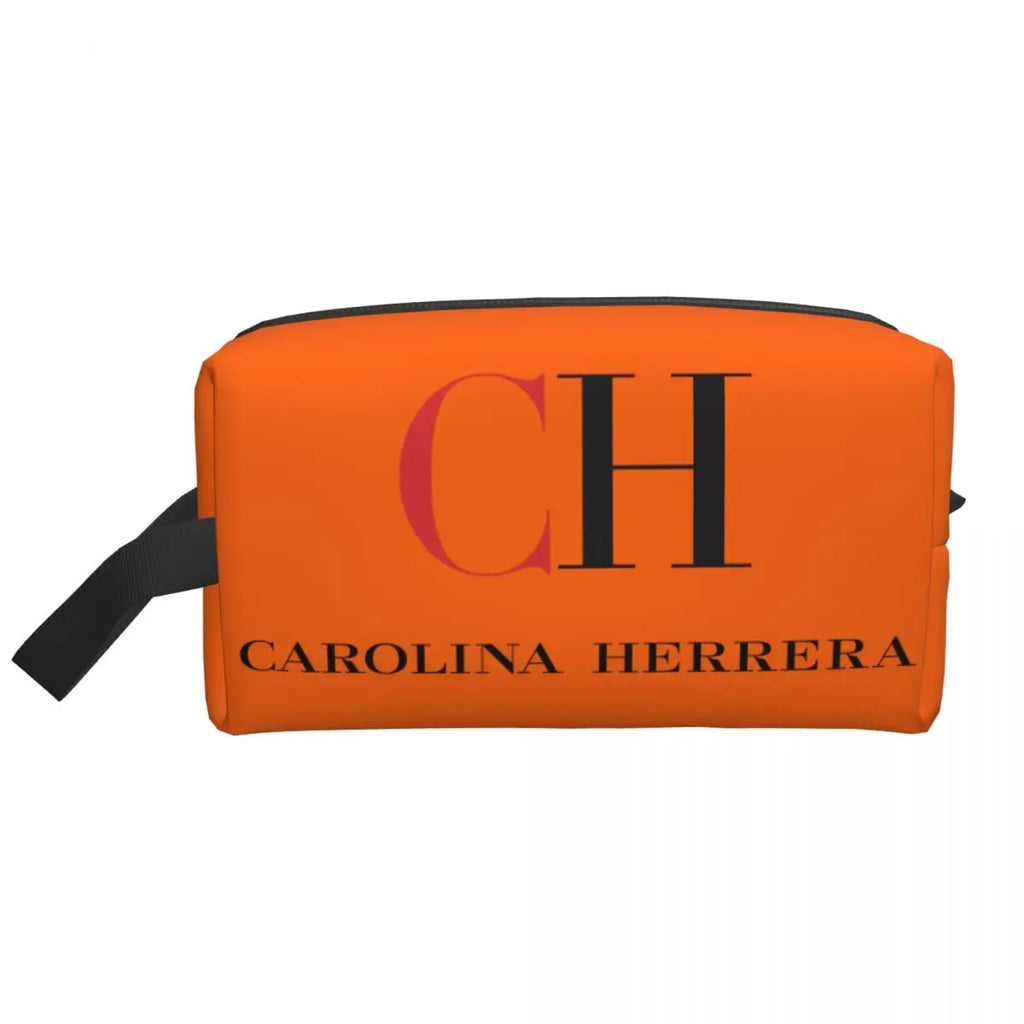 Custom C-carolinas Print Makeup Bag Women Travel Cosmetic Organizer Cute Herreraes Storage Toiletry Bags
