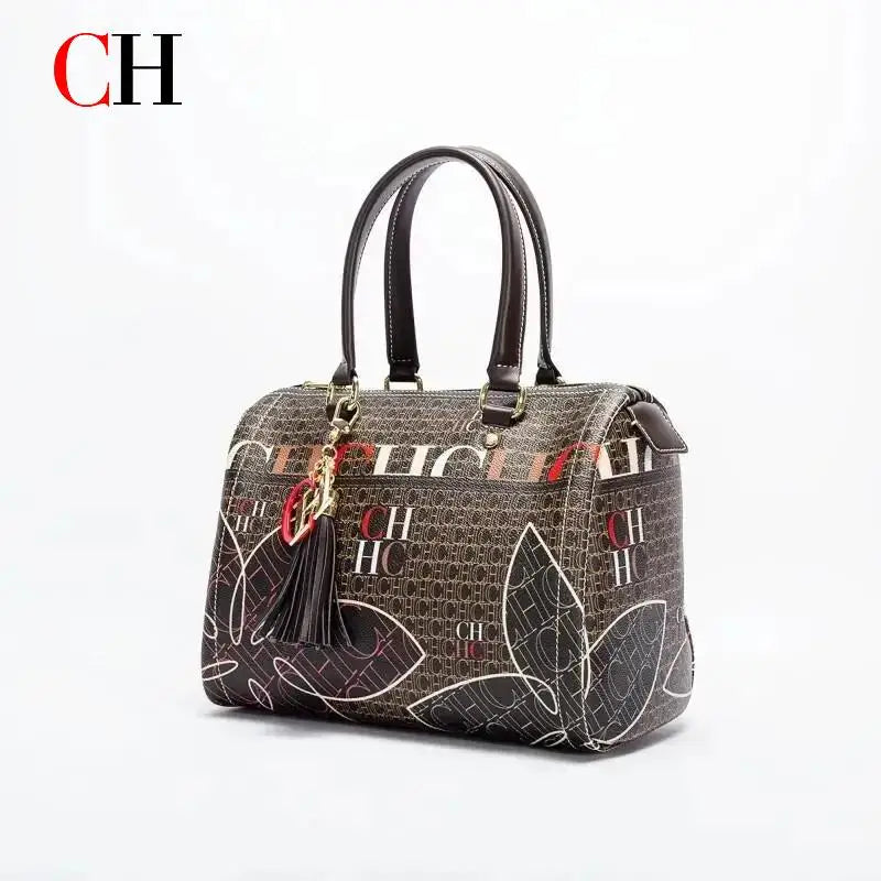 Ladies Bucket Bag Luxury Brand Designer New Ladies Large Capacity Exquisite Floral Pattern Travel Banquet High Grade Handbag