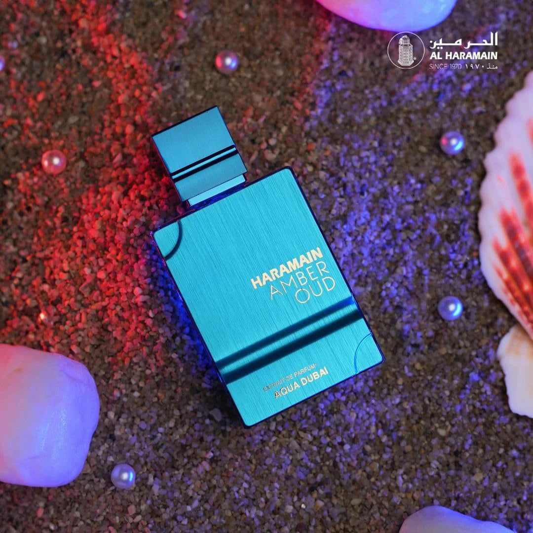 Al Haramain Amber Oud Aqua Dubai Eau de Cologne | Unisex, Long-Lasting | 2.0 oz
