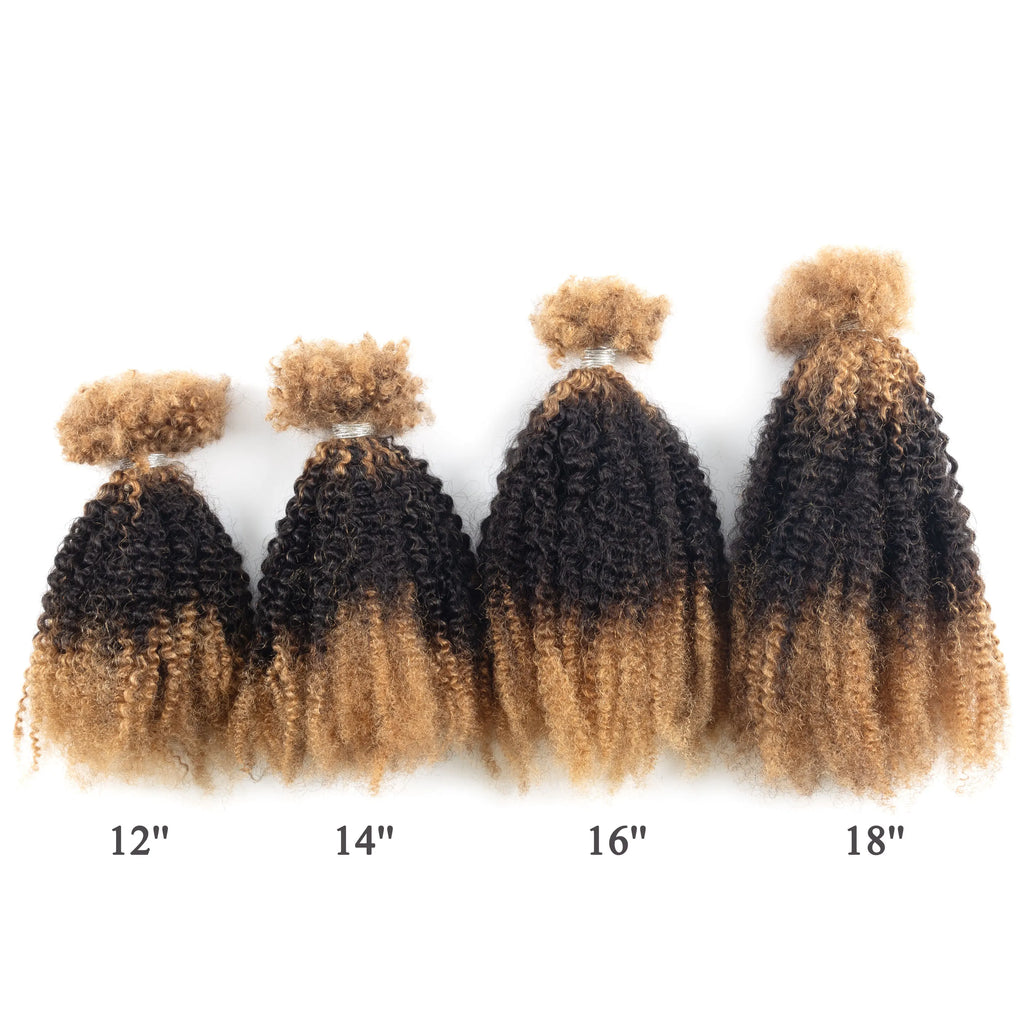Factory Price High Quality African Hair Braiding 27-1B-27 Human Hair Kinky Twist Micro Twist Extension with Human Hair