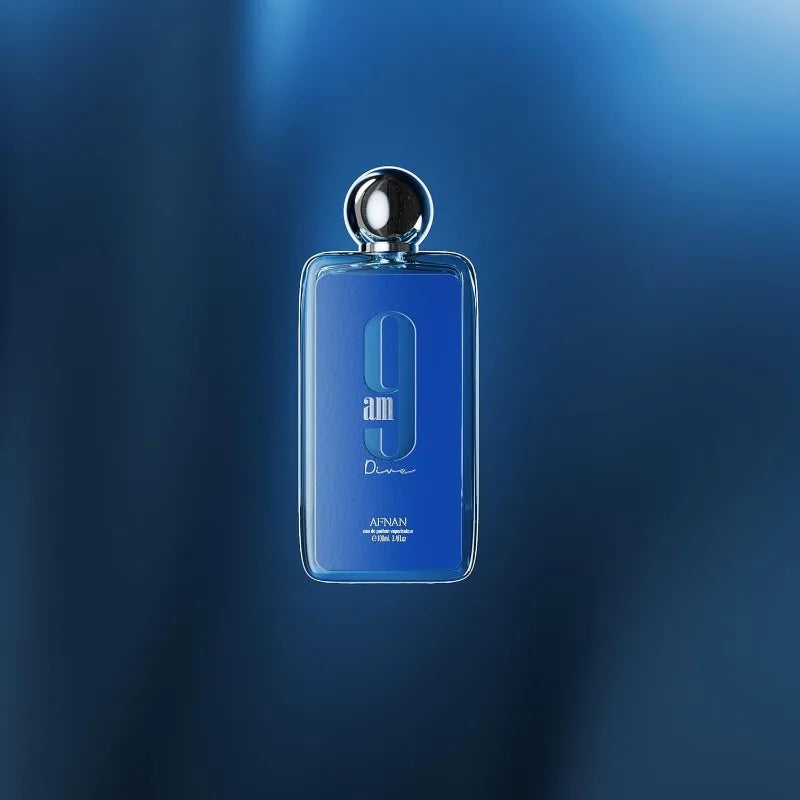 Afnan 9AM Dive Unisex Eau de Parfum Spray 100ML Original Arab Perfumes Lasting Oriental Vanilla Perfume Pheromone Cologne Makeup