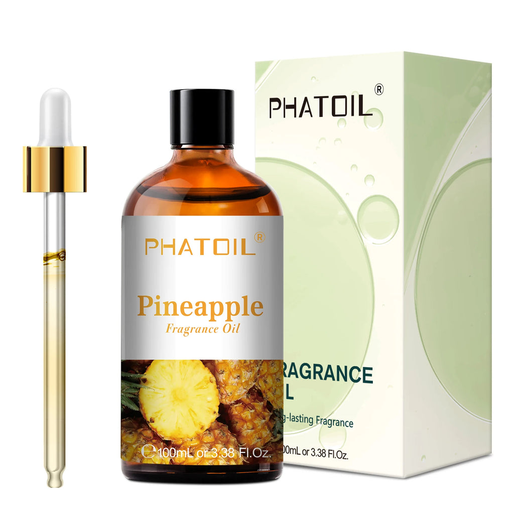 PHATOIL 100ml Aromatherapy Fragrance Oil Coconut & Vanilla Strawberry Cherry Lemon 1/2/3pcs Aroma Oil For Diffuser Candle Making