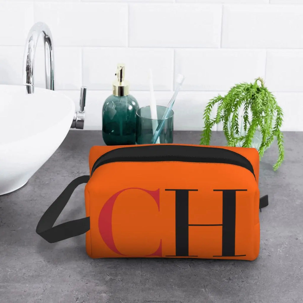 Custom C-carolinas Print Makeup Bag Women Travel Cosmetic Organizer Cute Herreraes Storage Toiletry Bags