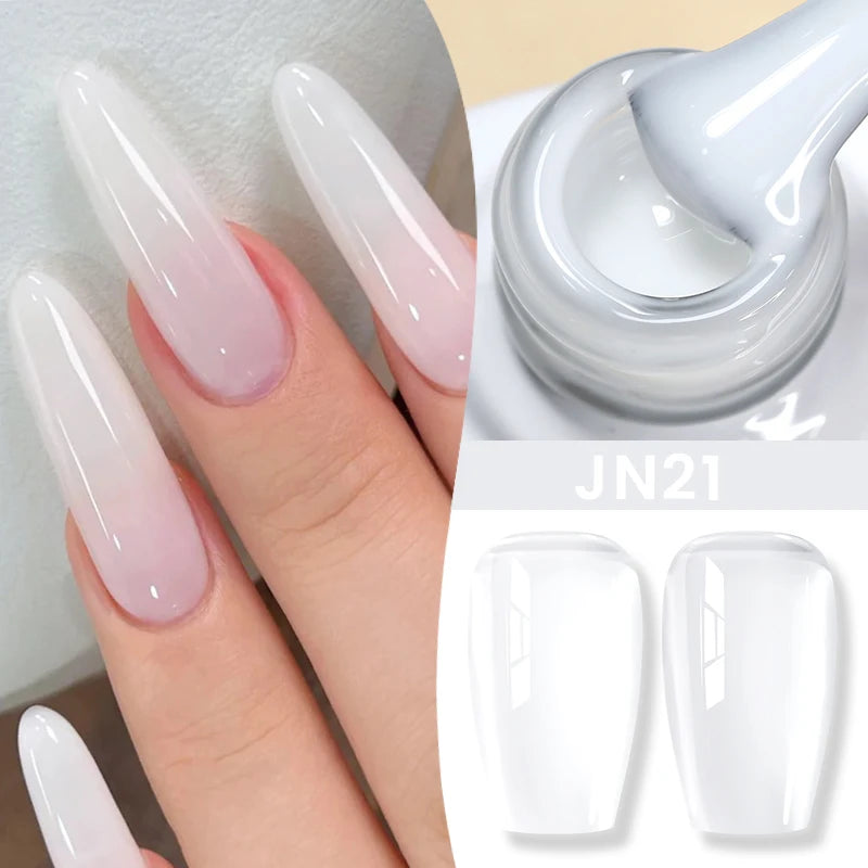 BORN PRETTY 83 Colors 10ml Jelly Nude Gel Nail Polish Autumn Amber Semi Transparent Manicure Soak off UV LED Nails Gel Varnish