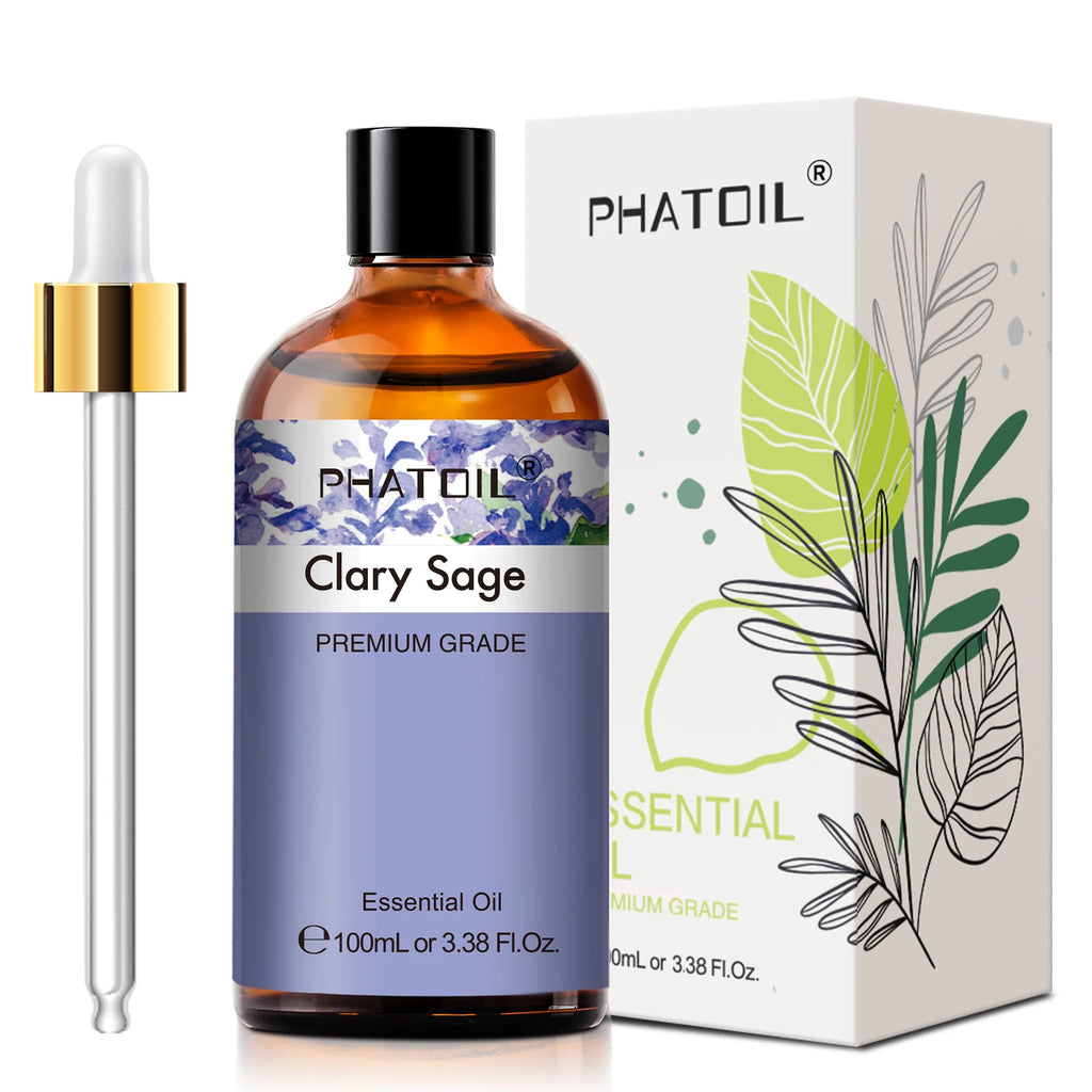 PHATOIL 100ml Pure Essential Oil Lavender Jasmine Vanilla Sandalwood Sweet Orange Lemon Aromatherpay Essential Oils For Diffuser
