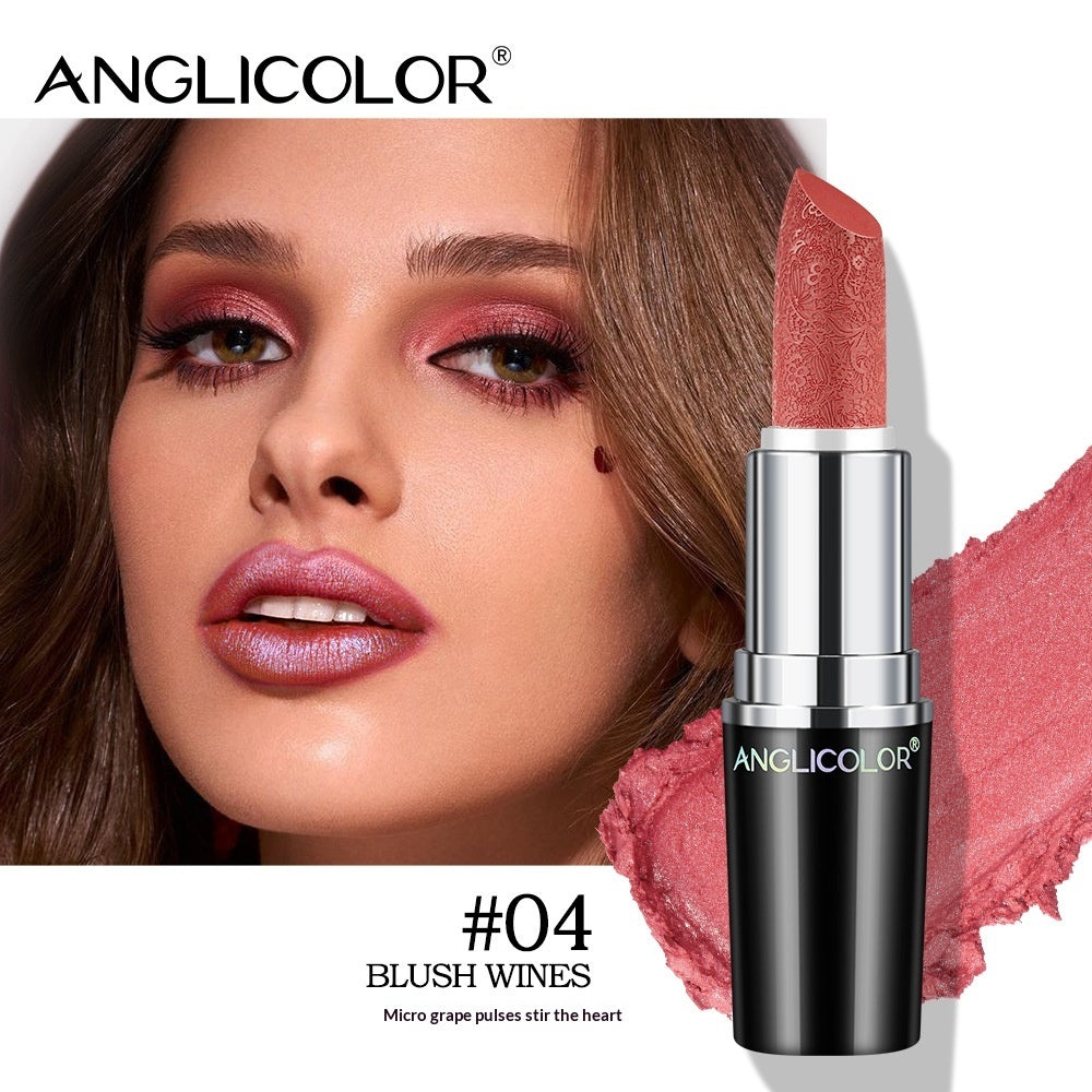 Non-fading Non-stick Lipstick With A Long-lasting Pearly Finish