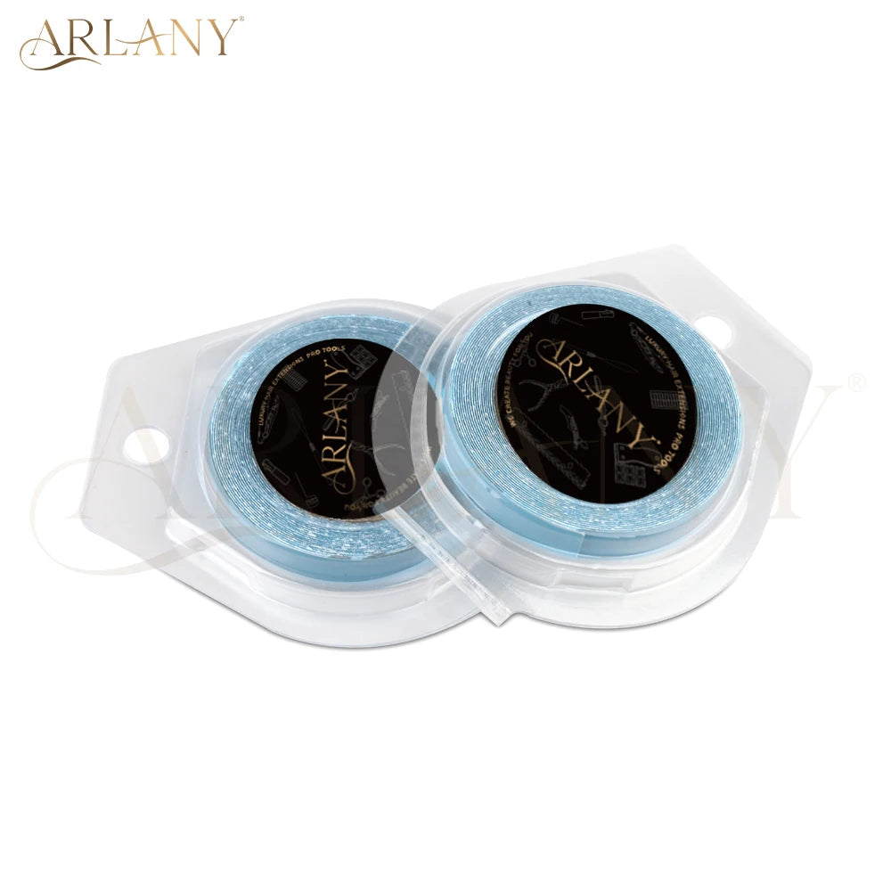 ARLANY 3Yards Double Sided Tape Roll for Tape-in & Tape Weft Hair Extensions, Waterproof, Strong Hold, Invisible, Easy Cut Tape