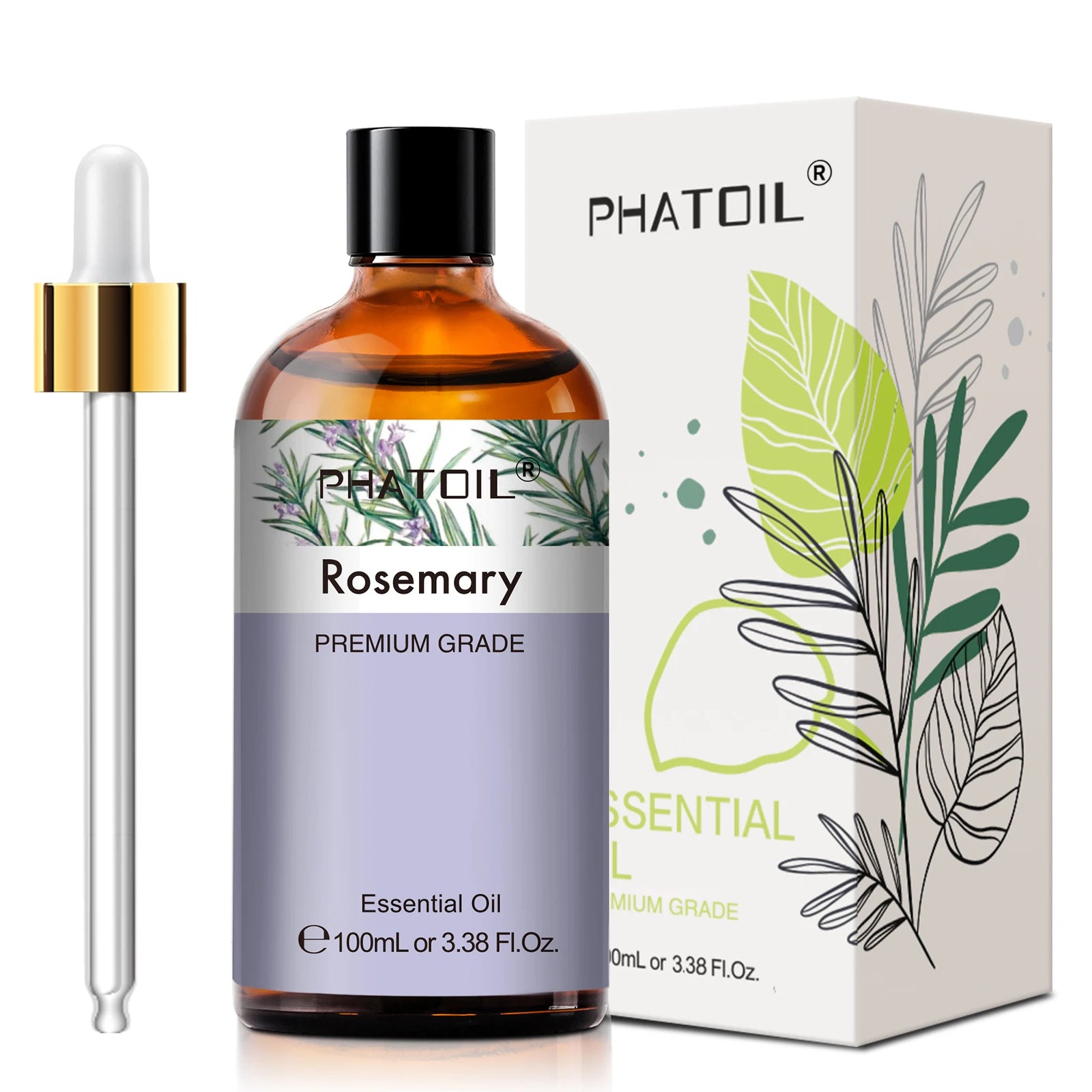 PHATOIL 100ml Pure Essential Oil Lavender Jasmine Vanilla Sandalwood Sweet Orange Lemon Aromatherpay Essential Oils For Diffuser