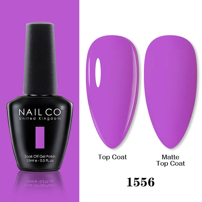 NAILCO 15ml Brown Nails Art Red Color Gel Nail Polish Semi-permanent UV Gel Polish Coffee Manicure Chocolate Hybrid Nail Varnish