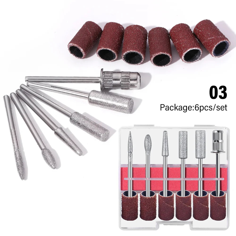 LULAA Electric Nail Drill Machine Set Pedicure Grinding Equipment Mill For Manicure  Professional Strong Nail Polishing Tool