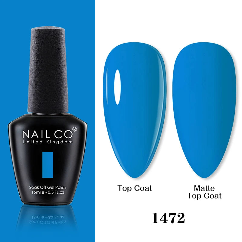 NAILCO 15ml Brown Nails Art Red Color Gel Nail Polish Semi-permanent UV Gel Polish Coffee Manicure Chocolate Hybrid Nail Varnish