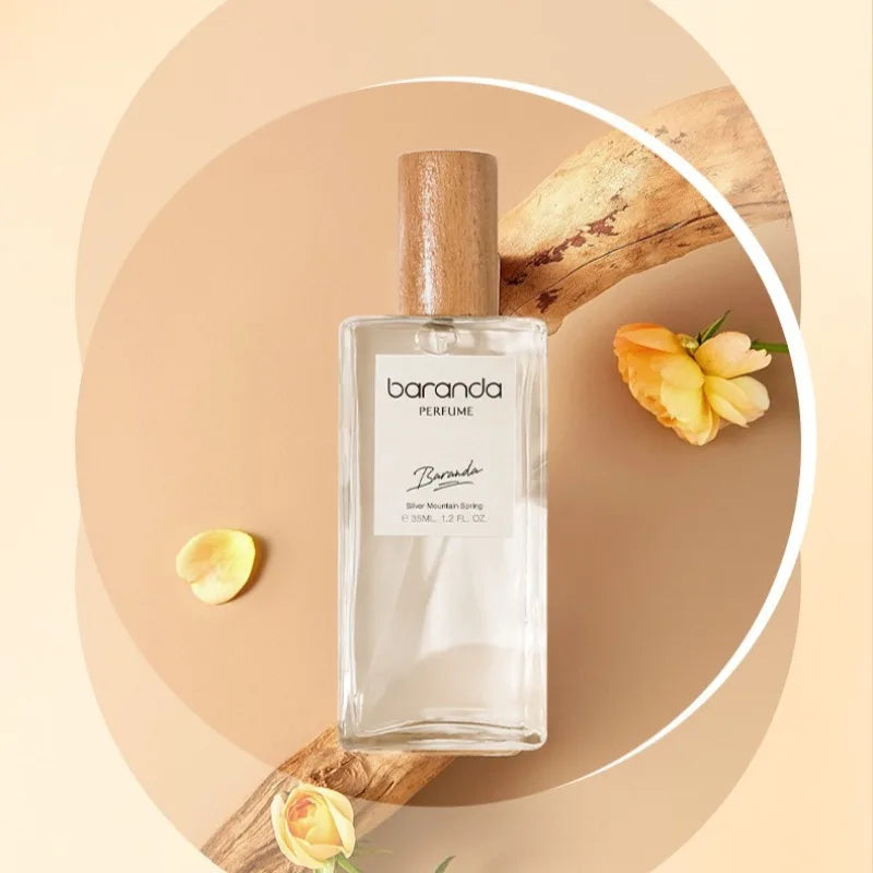 35ml Unisex Silver Spring Perfume Long Lasting Light Fresh Elegant Pure Soft Airy Feminine Clean Minimal Luxury Signature Scent
