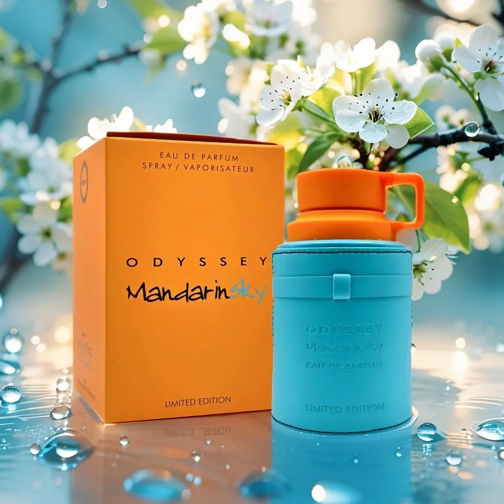 ODYSSEY MANDARIN SKY 3.4 FL OZ EAU DE PARFUM SPRAY FOR MEN Long-lasting fragrance suitable for everyday use Valentine's Day gift