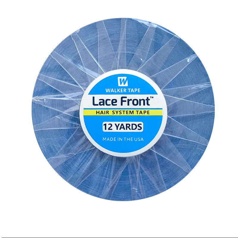 1/2/3 Roll 0.8 CM*12 Yards Super Hair Blue Tape Double-Sided Adhesive Tape for Hair Extension/Lace Wig/Toupee