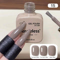 Hassleless 15ML Naked Nail Gel Polish Nails Gel Polish, Semi Permanent Varnish Nail Glue Soak Off UV LED Nail Polish Manicure Na